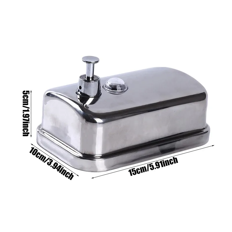 500ml banheiro shampoo dispensador de parede manual dispensador de sabão desinfetante para as mãos chuveiro gel dispensador de líquido recipiente - Image 6