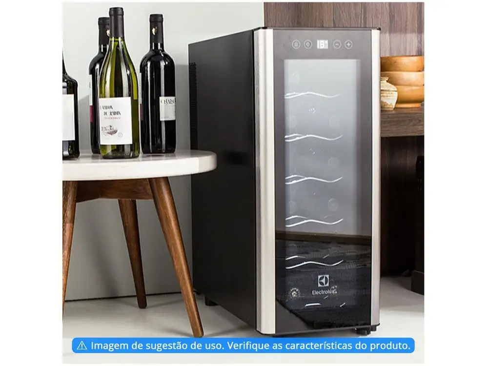 Cellar Electrolux 12 Bottles with LED 1 Doors-Bivolt - Image 2