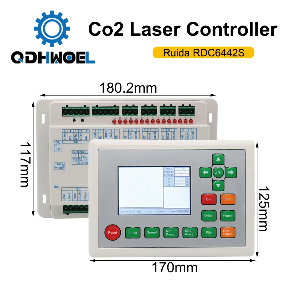 QDHWOEL Ruida RDC6442S RDC6442G Co2 Laser Controller for Laser Engraving and Cutting MachineRD Control System - Image 3