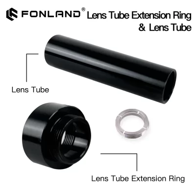 Fonand CO2 Laser Head Lens Tube Extension 50.8mm 63.5mm 101.8mm Ring For CO2 Laser Engraving Machine Fast Shipping