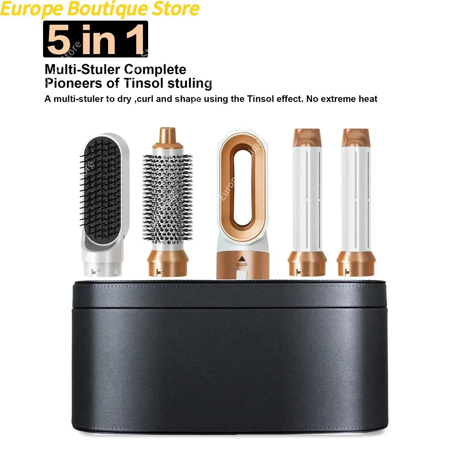 Profissional 5 em 1 secador de cabelo ar quente pente modelador para dyson airwrap secador de cabelo ferramenta estilo alisador cabelo ferramenta cabeleireiro