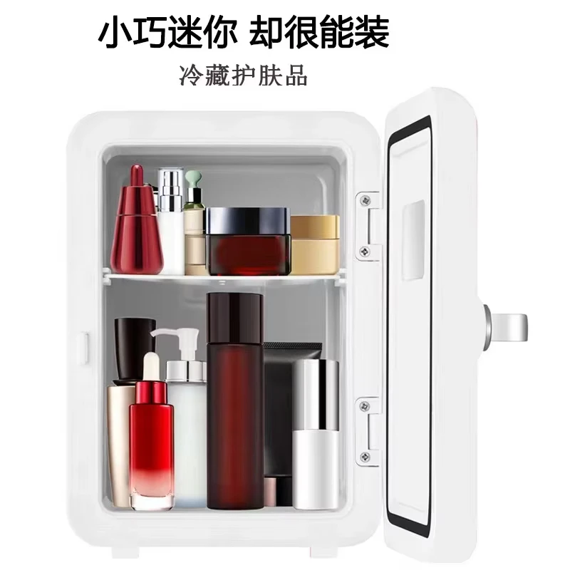 Mini Refrigerator for Cosmetics, Holds 4L Portable Fridge Cooler for Skincare,Cars, Offices,Dormitories Makeup Cooler - Image 3
