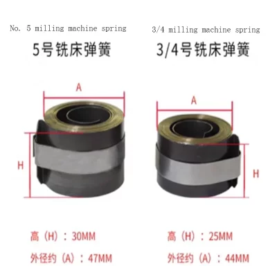 1PC Milling machine Part spindle Quill Return Clock Spring R8 25mm Bridgepor CNC Milling Machine Lathe Machine New