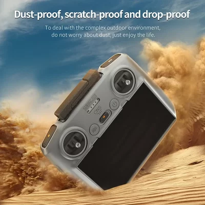 Capa de proteção de silicone para dji rc 2 controle remoto capa de pele à prova de poeira para dji air 3/air 3s/mini 4pro/mavic 4pro drone
