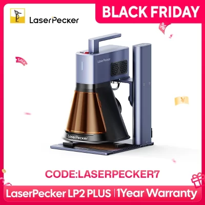 Laserpecker lp2 plus 10w máquina a laser de diodo inteligente portátil máquina portátil para gravador 2k cortador madeira couro papel plástico
