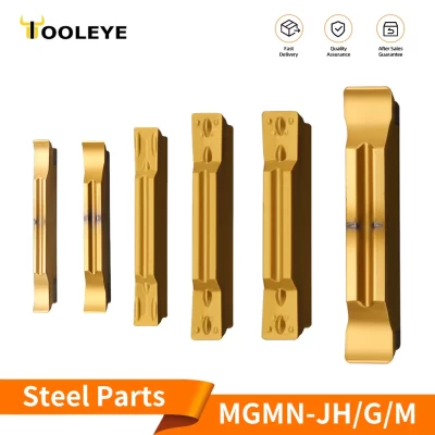 Tooleye mgmn lâminas de ranhura de carboneto, cortador cnc de aço mgmn200 g mgmn300 mgmn400 mgmn500, inserções indexáveis de entalhe de liga dura