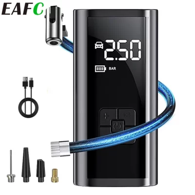 Car Wireless Air Pump Air Compressor Tire Ball Inflator Led Light Tire Inflator 150Psi Electric for Cars Motorcycles Bicycles