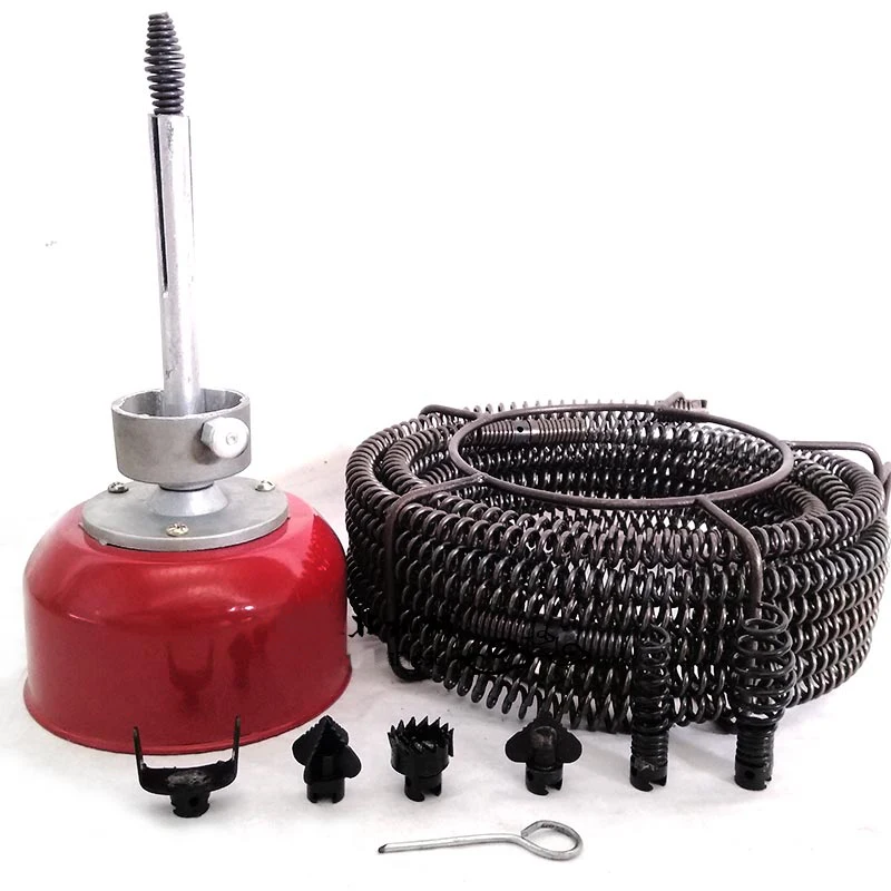 220V Electric Pipe Dredging Sewer Tools for unclogging pipes Professional Clear Toilet Blockage Drain Cleaning Machine - Image 2