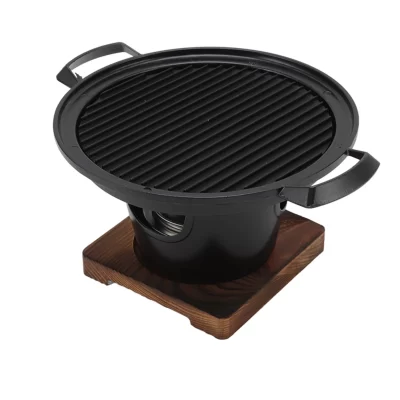Mini fogão destacável para churrasco para cozinhar ao ar livre, Churrasqueira, Placa sem fumaça, Ferramentas de carne assada, Forno japonês de uma pessoa