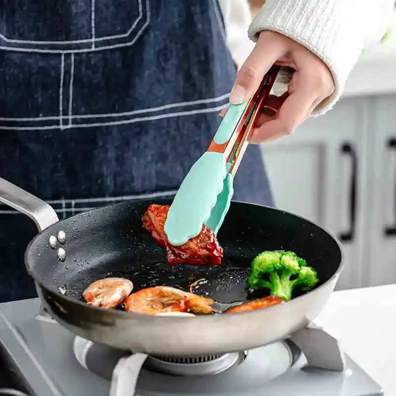 Clipes de silicone para churrasco e bife, Food Clips, churrasco cozinhar, assar, salada, acessórios de cozinha, 9 em - Image 4