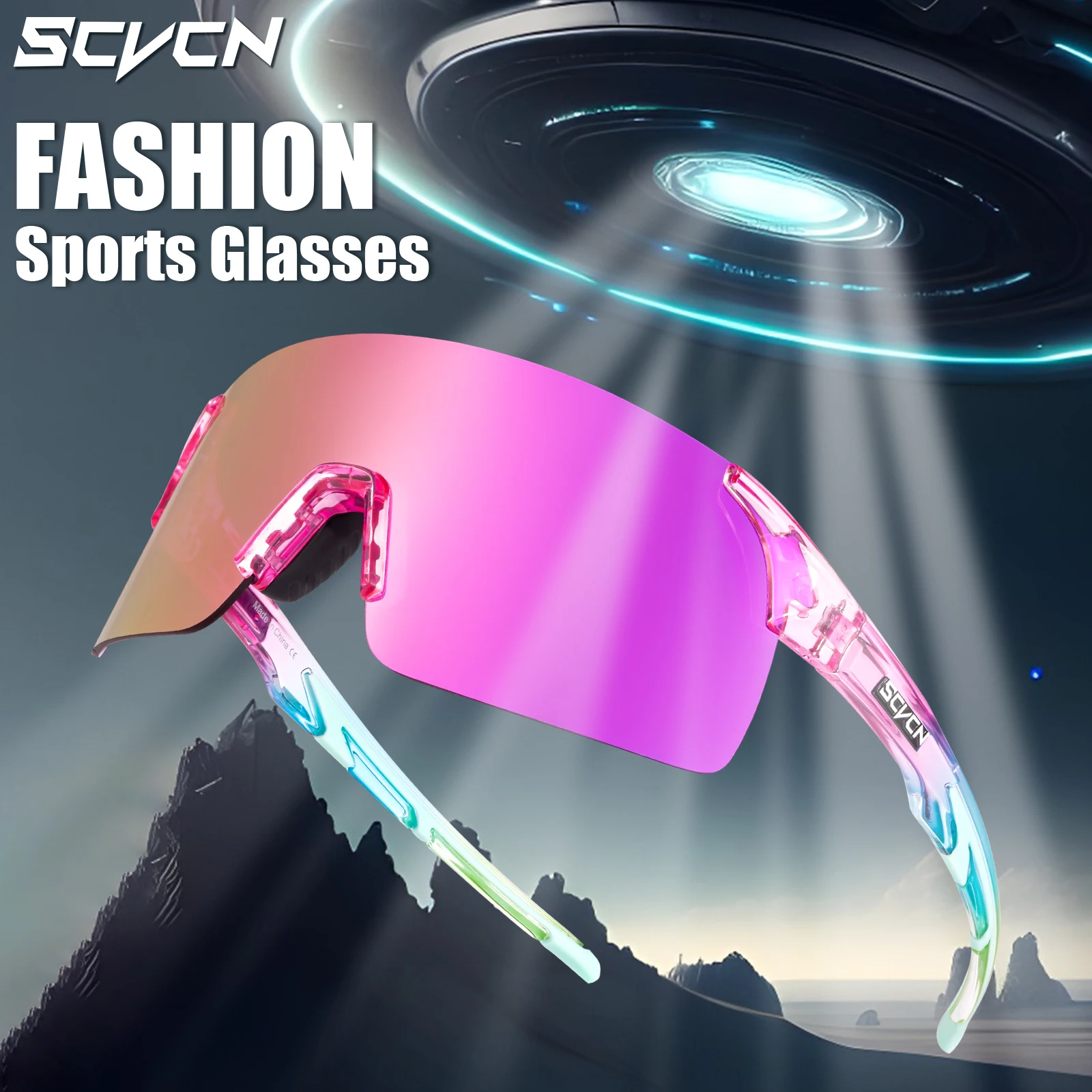 SCVCN Sports Cycling Glasses Men Women Outdoor Riding Windproof Protection Glasses MTB UV400 Sunglasses Fishing Hiking Glasses - Image 5