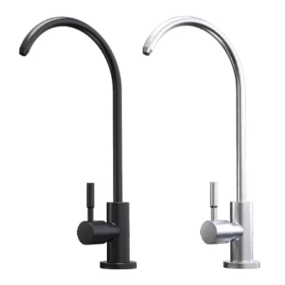 Purificador de água de cozinha de aço inoxidável 304, purificador de água giratório de resfriamento único, torneira de água potável direta