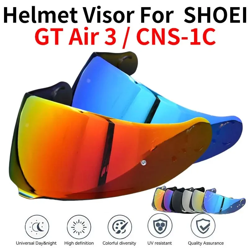 Gt air 3 capacete viseira escudo para shoei CNS-1C cns 1c GT-Air3 gt ar 3 lente do capacete da motocicleta visor de vidro espelho acessórios