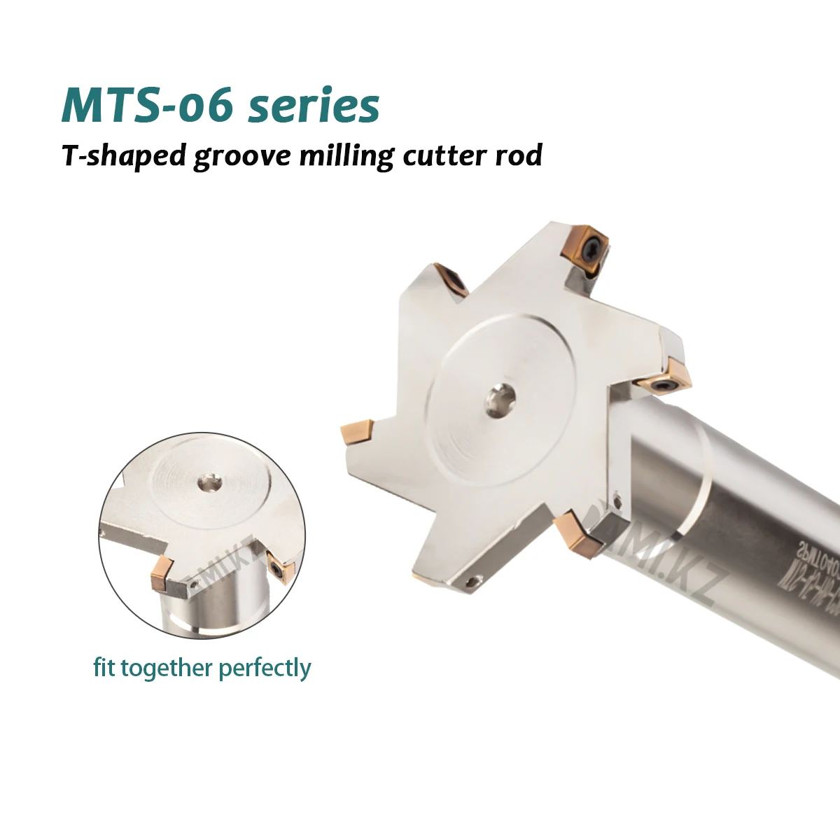 CNC Lathe Tool MTS T-Shaped Knife Series T-slot Milling Cutter Rod 6mm Slotting Cutter Straight Shank Seismic Use SPMT04 Inserts - Image 4
