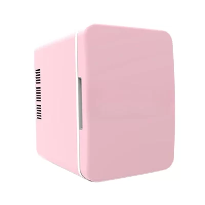4L Mini Fridge Car Refrigerator Single Door Skincare Fridge for Small Place Desktop Travel Beauty Cosmetic Beer Refrigerator