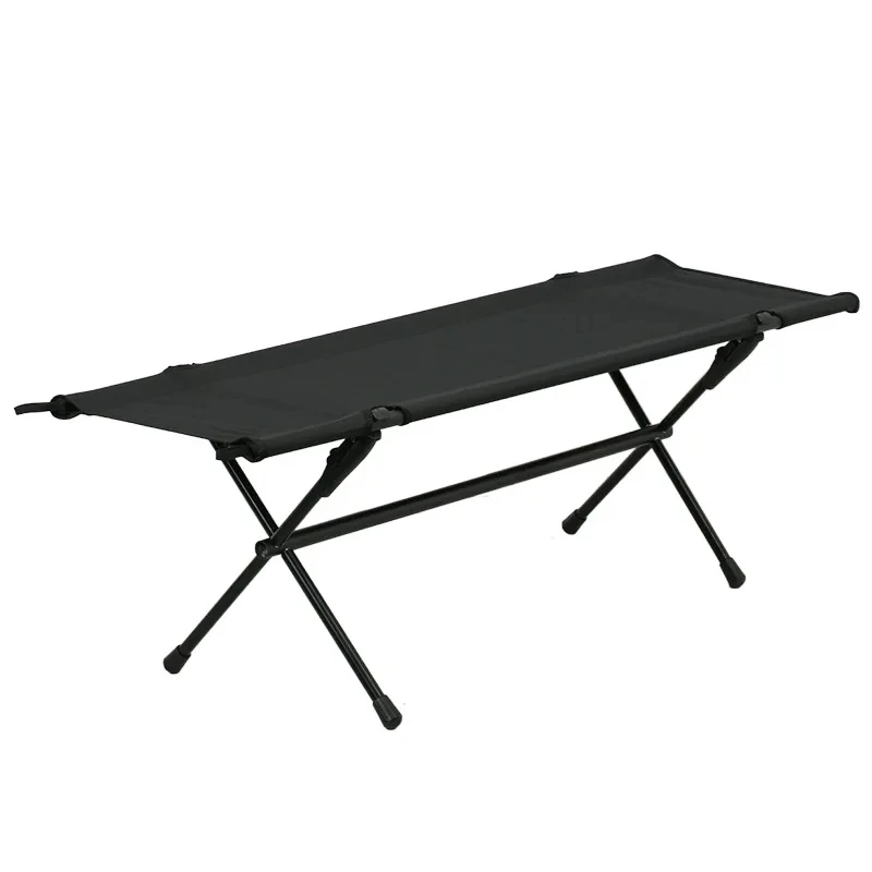Camping Chair Long Stool Outdoor Picnic Portable Beach Chair Lightweight Collapsible Double Aluminum Alloy Folding Stool - Image 2