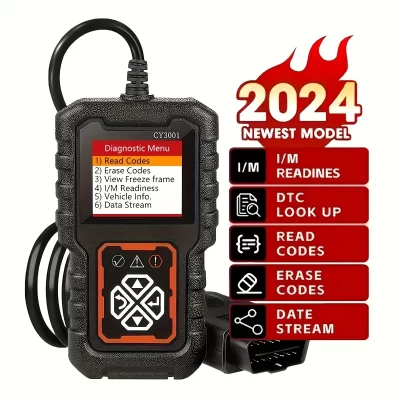 2024 obdii scanner ferramenta de diagnóstico do carro 3001 obd2 scanner, modo leitor código falha do motor pode ferramenta de verificação de diagnóstico para obd2 scanne
