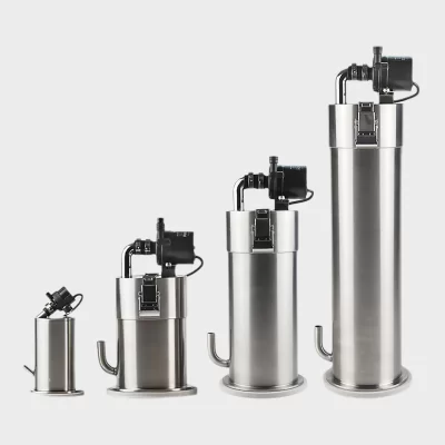 Barril de filtro de aço inoxidável 304 com bomba de água para tanque de peixes de aquário de plantas
