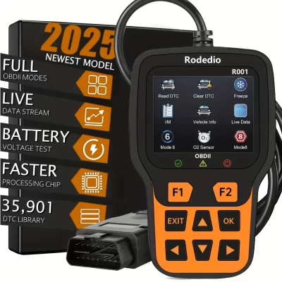 Ferramenta de diagnóstico do scanner obd2 do carro r001multi-idioma obdii testador de tensão do carro scanner de código de falha do motor leitor de código do carro