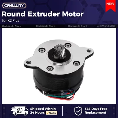 Creality original k2 plus motor extrusor redondo extrusora circular motor_0.8a_1.8 graus_l6_pressure gear_d3_helical gear_e axis