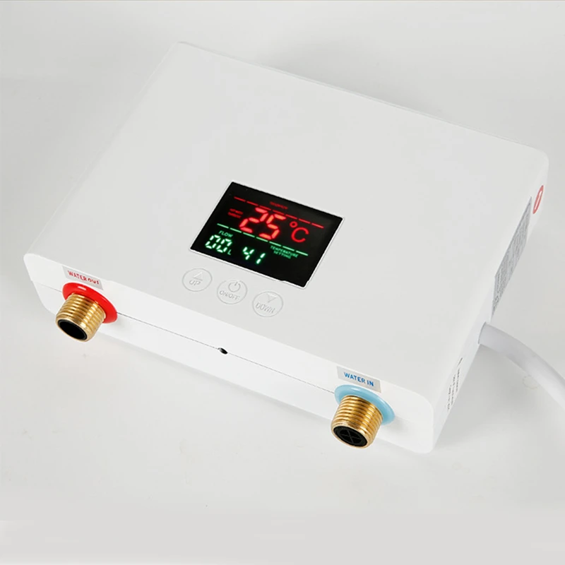 Aquecedor de água instantâneo 110v/220v, 3000w/5500w, aquecedores elétricos de parede para banheiro, chuveiro de água quente e aquecimento de cozinha doméstica - Image 6