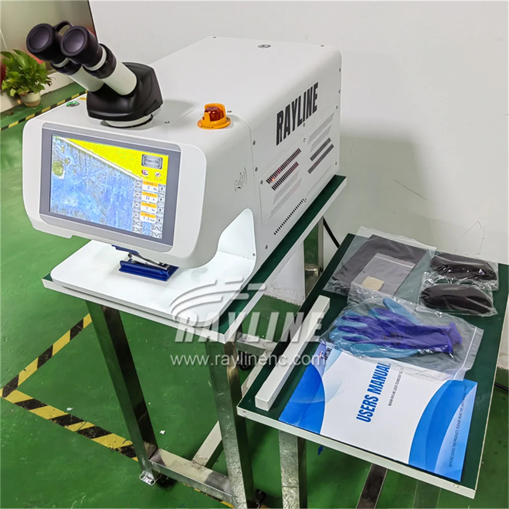 Tela grande jóias reparação soldadores a laser 100w 200 máquina de solda a ponto micro laser solda ouro prata jóias platina - Image 3