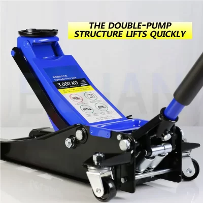 Loja de reparo de automóveis, ferramenta pequena para troca de pneus de caminhão e carro, cric de elevação de carro 2t/2.5t/3t, cric de elevação hidráulica horizontal 4s, levantador de loja
