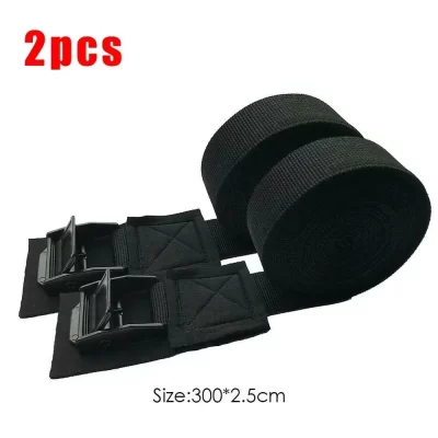 Correia de fivela para carro Correias de carga para motocicleta Corda de reboque de bicicleta Catraca forte para saco de bagagem Ferramenta de acampamento de 250kg 2x3m