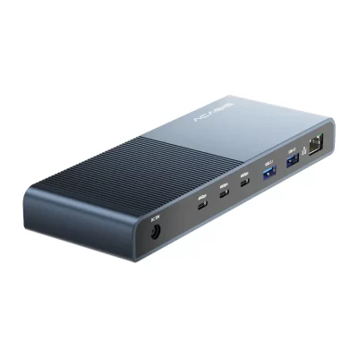 Estação de acoplamento Acasis 13 em 1 40Gbps USB-C 4K/60HZ 120W Entrada 1000Mbps RJ45 TF/SD 4.0 para Macbook Air/Pro