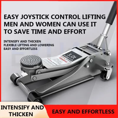 Jack de elevação de veículo automotivo 2.5t/3t, ferramentas profissionais de manutenção de carro off road com válvula de segurança, cric hidráulico horizontal Jack hidráulico horizontal Ferramentas profissionais de rep