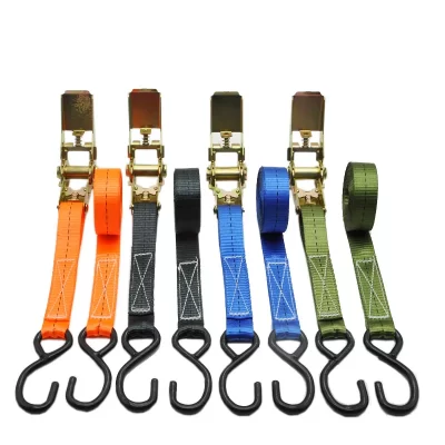 Correia de gancho em forma de s zip tie catraca tensor fixação de bagagem carga aperto corda de tensão alça de bagagem cinto de catraca 2m 3m 1m