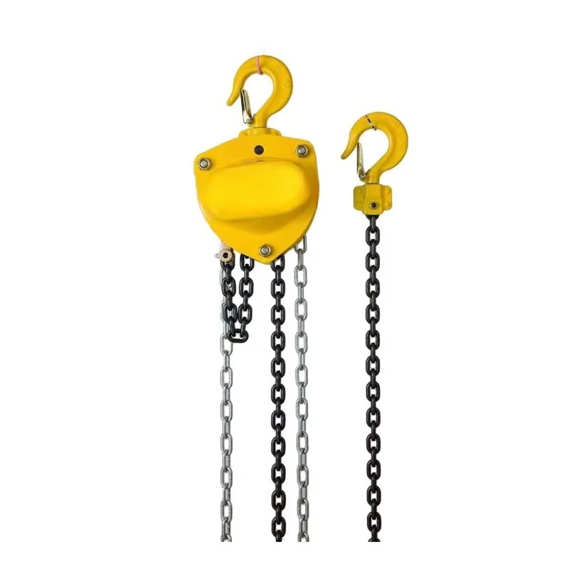 Talha de pulseira manual 12V para elevação de carga polia de metal com corrente G80 250 kg 500 kg 1 tonelada 3 toneladas 1,5 toneladas 5 toneladas de capacidade