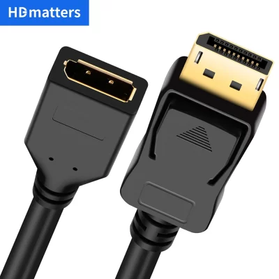 Cabo de extensão DisplayPort 4K Long DisplayPort Macho para Fêmea extensão de cabo 3M 1.8M 144Hz 2K DP macho para DP fêmea extensor