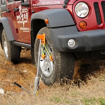 Cric hidráulico j1741 armadilha off-road, cric de resgate 3t, peso de elevação, portátil, resgate de estrada, auxílio para substituição de pneus ao ar livre
