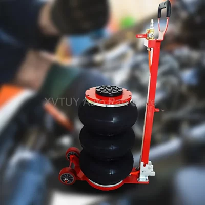 3t 5t air bag jack dobrável portátil alça dupla jack pneumático para levantamento de carro oficina de reparo automóvel 4S uso em loja fácil levantamento