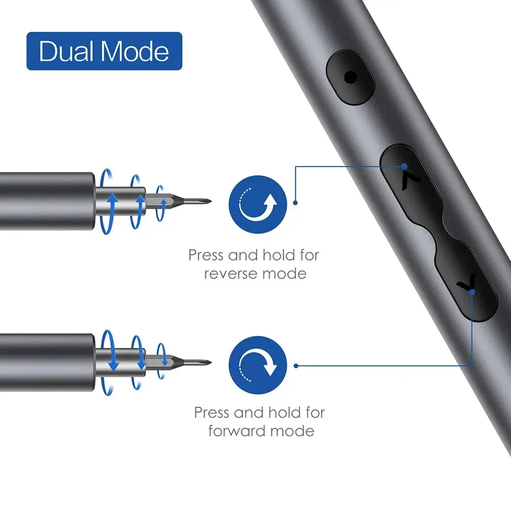 Conjuntos de precisão de chave de fenda elétrica 62 em 1 kit de ferramentas elétricas recarregável sem fio mini pequenos bits magnéticos para xiaomi celular móvel - Image 3