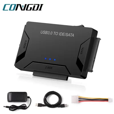 Adaptador de disco rígido usb 3.0 para sata ide 2.5/3.5 Polegada hdd ssd conversor de transferência de dados de unidade óptica para laptop desktop disco rígido