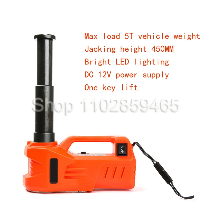 Máquina elétrica de elevação de pneus de carro, 12v, 3 toneladas/5 toneladas, jacks de carro, piso hidráulico, jacks de carro de alta potência
