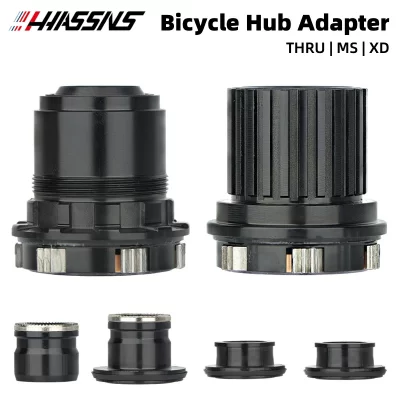 HASSNS PRO7 Mtb Cube XD MS Micro Spline Adaptador Freehub QR/THRU Cap 8/9/10/11/12 Bucha de velocidade