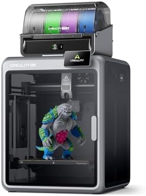 Creality Official K2 Combo Impressora 3D - 600mm/s Alta Velocidade, Impressão CFS de 16 Cores, Câmeras AI Duplas, Ultra-Silenciosa, Volume de Construção 260x260x260mm  .br: Indústria e Comércio