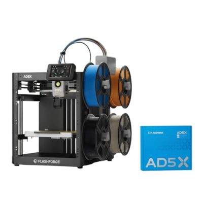 Impressora 3D multicolorida AD5X, CoreXY 600 mm/s alta velocidade, nivelamento automático de 1-clique, extrusora de acionamento direto de 300 °C, volume de construção de 220 x 220 x 220-127V  .br: Indústria e Comércio