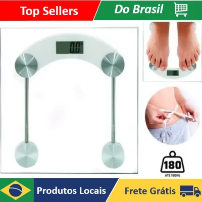 Quadrado Balança Corporal Digital até 180kg - Neverdie Store
