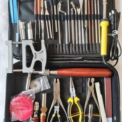 1 conjunto de ferramentas de afinação de piano, ferramenta de reparo de piano, conjunto de ferramentas de 39 peças