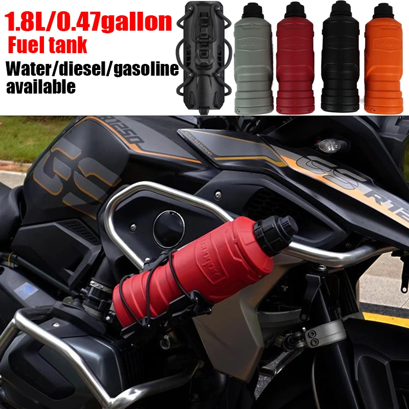 1.8l tanque de combustível latas de gasolina barris pode recipiente de reposição de gás anti-estático jerry pode polaris tanque de combustível jerrycan gasolina motocicleta