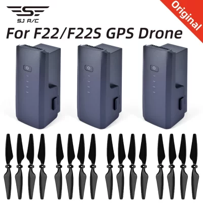SJRC F22/F22S GPS Drone Baterias Hélice Lâminas 11.1V 3500mAh Bateria Para F22s 4K PRO Drone Peças Originais Voando