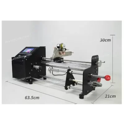 Máquina de enrolamento de bobina de fibra óptica LY FCW-10 - comprimento de 10 km para bobina de fio de 0,025 mm 260 mm × 150 mm