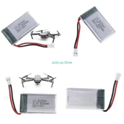 Bateria Lipo Q5WA 3.7V 800mAh, bateria íon lítio 802540 para quadricópteros SYMA X5C X5C-1 X5SC X5SW M68 K60 HQ-905 RC