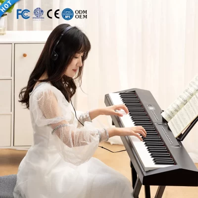 Display led de alta qualidade teclado piano digital midi órgão eletrônico profissional 88 teclas teclado arranjador para varejo