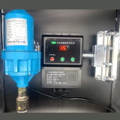 Máquina de enrolamento de filme elétrico dc24v, 1 conjunto de rolo de filme elétrico para estufa, motor de enrolar + climbadores + fonte de alimentação