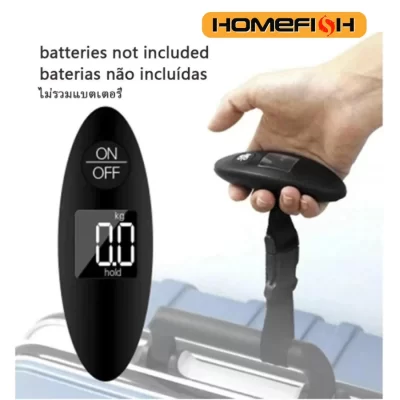 Balança portátil para bagagem, 40kg/100g, alta precisão, viagem, digital, suspensa, com cinto, lcd, bagagem eletrônica digital